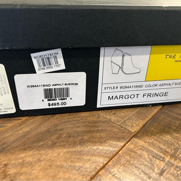 Rag & Bone Margot fringe boot - Asphalt - Picture 11 of 14